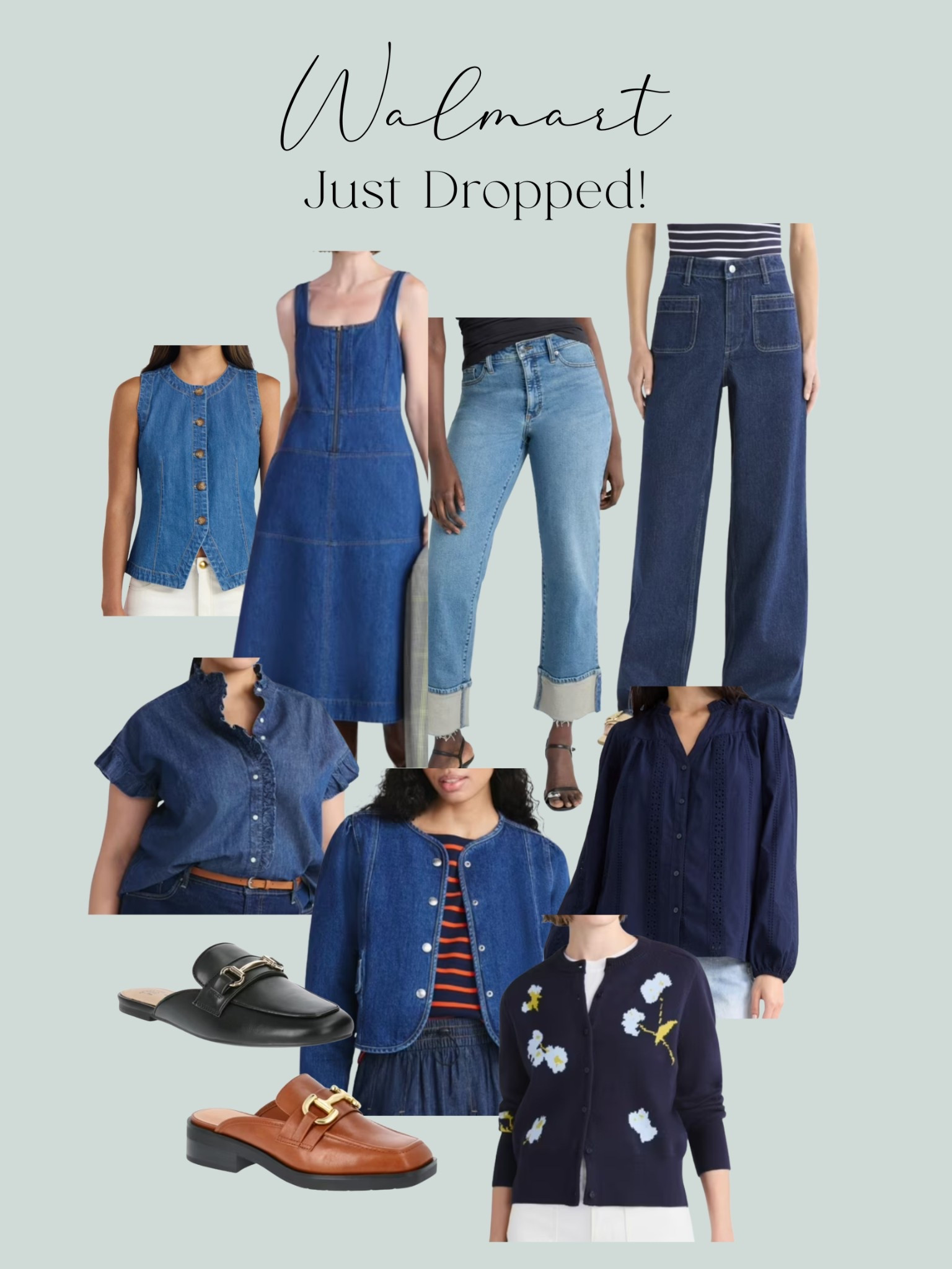 Walmart just dropped denim looks! 