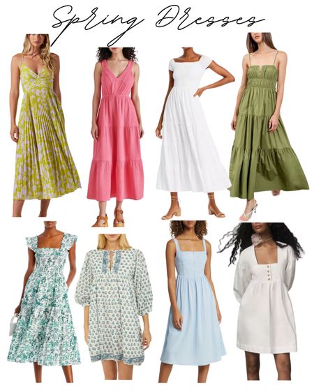 Beautiful new spring dresses 🌸 from Anthropologie, ASTR,  Bloomingdales, Marea and Nordstrom.  

#springdresses  #easterfashion

#LTKstyletip #LTKSeasonal