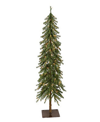 Puleo 4FT Pre-Lit Alpine Artificial Christmas Tree | Macy's