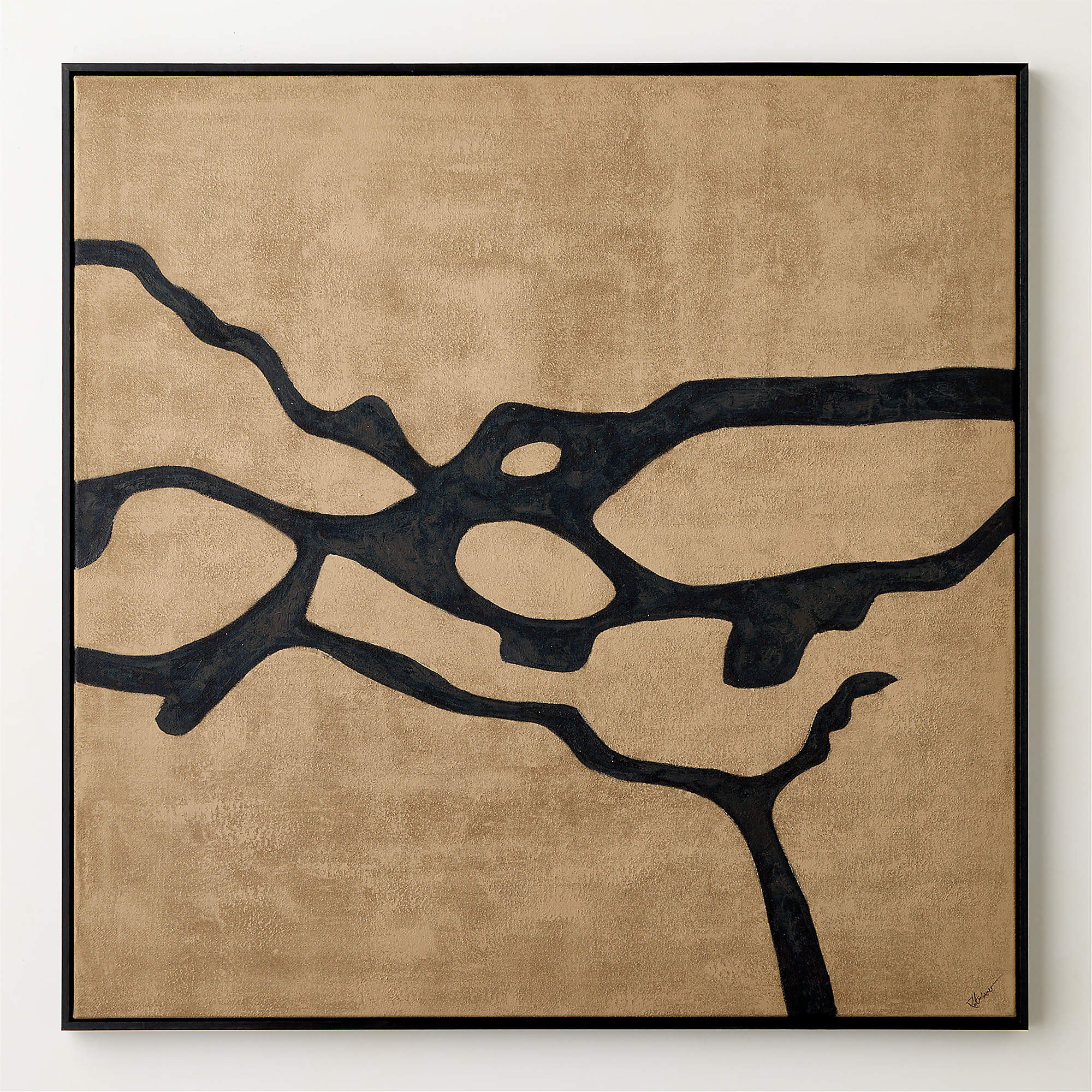 'Marca' Framed Wall Art 48"x48" + Reviews | CB2 | CB2