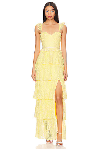 Tularosa Cantini Maxi Dress in Yellow from Revolve.com | Revolve Clothing (Global)