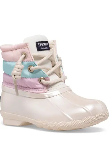 SPERRY TOP-SIDER® Saltwater Water Resistant Boot (Walker & Toddler) | Nordstrom