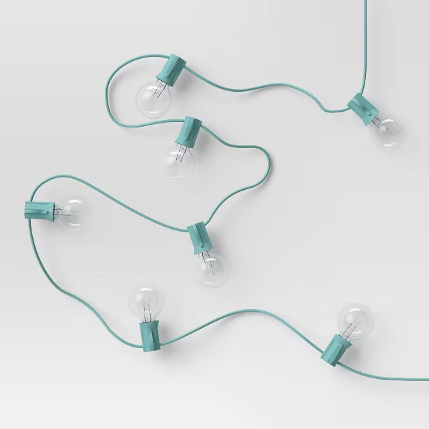 20ct Incandescent Outdoor String Lights G40 Clear Bulbs - Room Essentials™ | Target