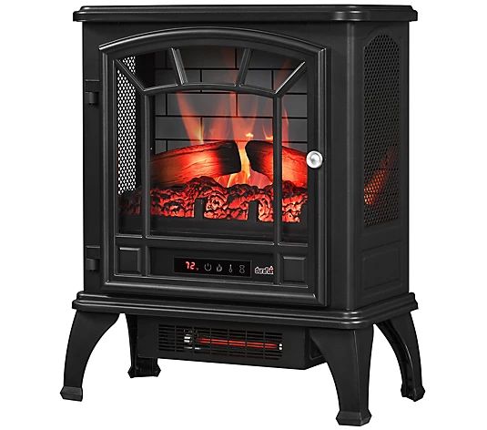 Duraflame Infrared Stove Heater with Remote and 3D Flame Effect - QVC.com | QVC
