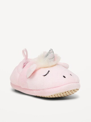 Velour Critter Slippers for Toddler Girls | Old Navy (US)