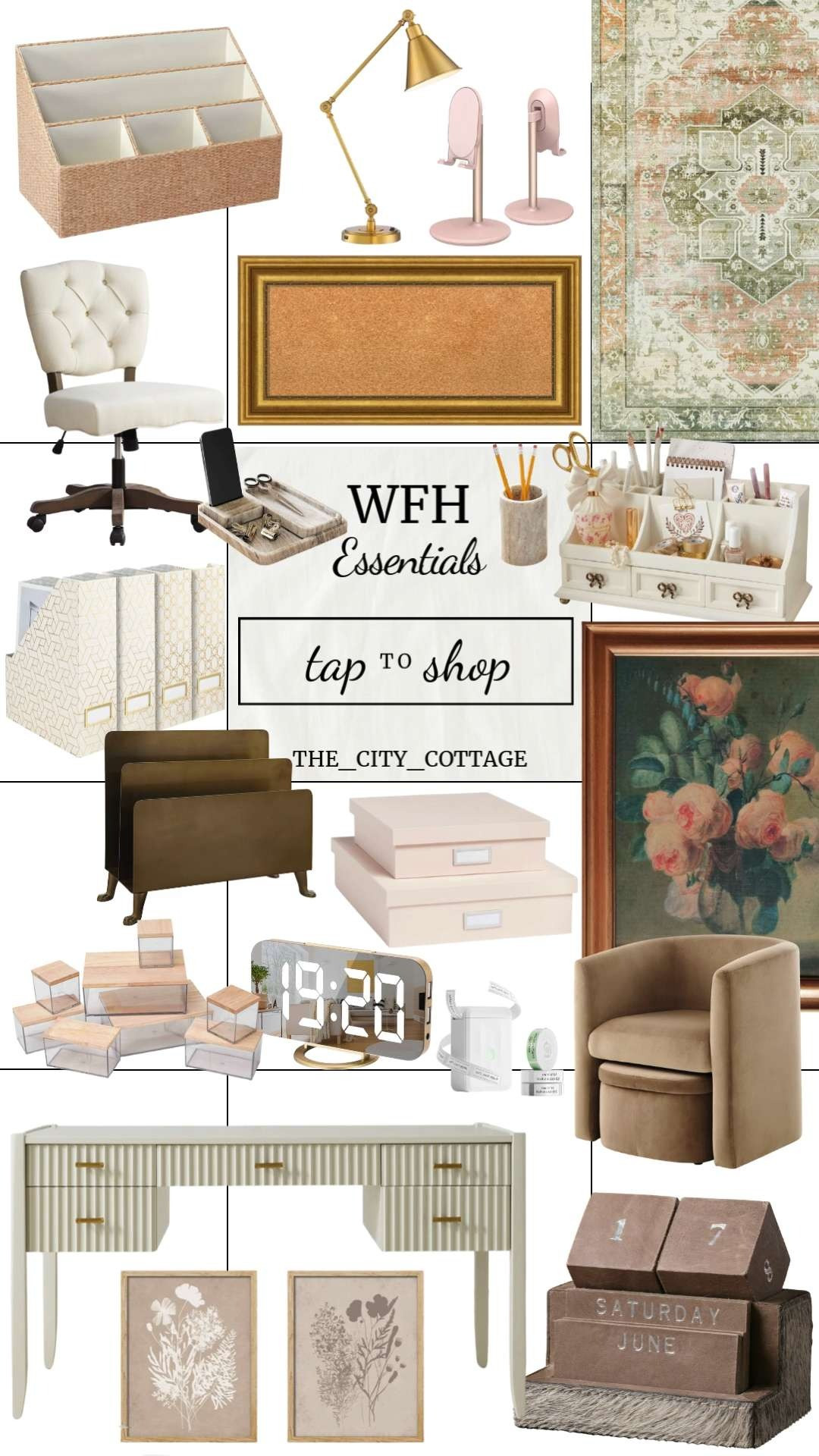 WFH but make it aesthetic + productive 💻✨

These work-from-home essentials turn any corner into a chic, organized office you’ll actually want to sit at. 

From clean white desks and comfy chairs to luxe organizers, trays, and pretty wall art — this setup = fewer distractions, more motivation, and main-character energy all day long 🤍💗

Everything linked in my WFH Essentials folder for easy browsing + recreating the look 👇

#WFHEssentials #HomeOfficeInspo #WFHStyle #WorkFromHomeLife #HomeOfficeDecor #OfficeAesthetic #DeskSetup #DeskInspo #OfficeOrganization #OfficeMustHaves #ProductiveSpaces #AestheticOffice #RemoteWork #ModernOffice #NeutralOffice #PinkOffice #LTKHome #LTKOffice #LTKFinds 

 #LTKHome #LTKFindsUnder50 #LTKFindsUnder100