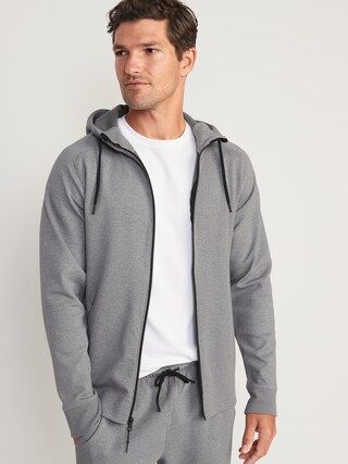 Dynamic Fleece Hidden-Pocket Zip-Front Hoodie for Men | Old Navy (US)