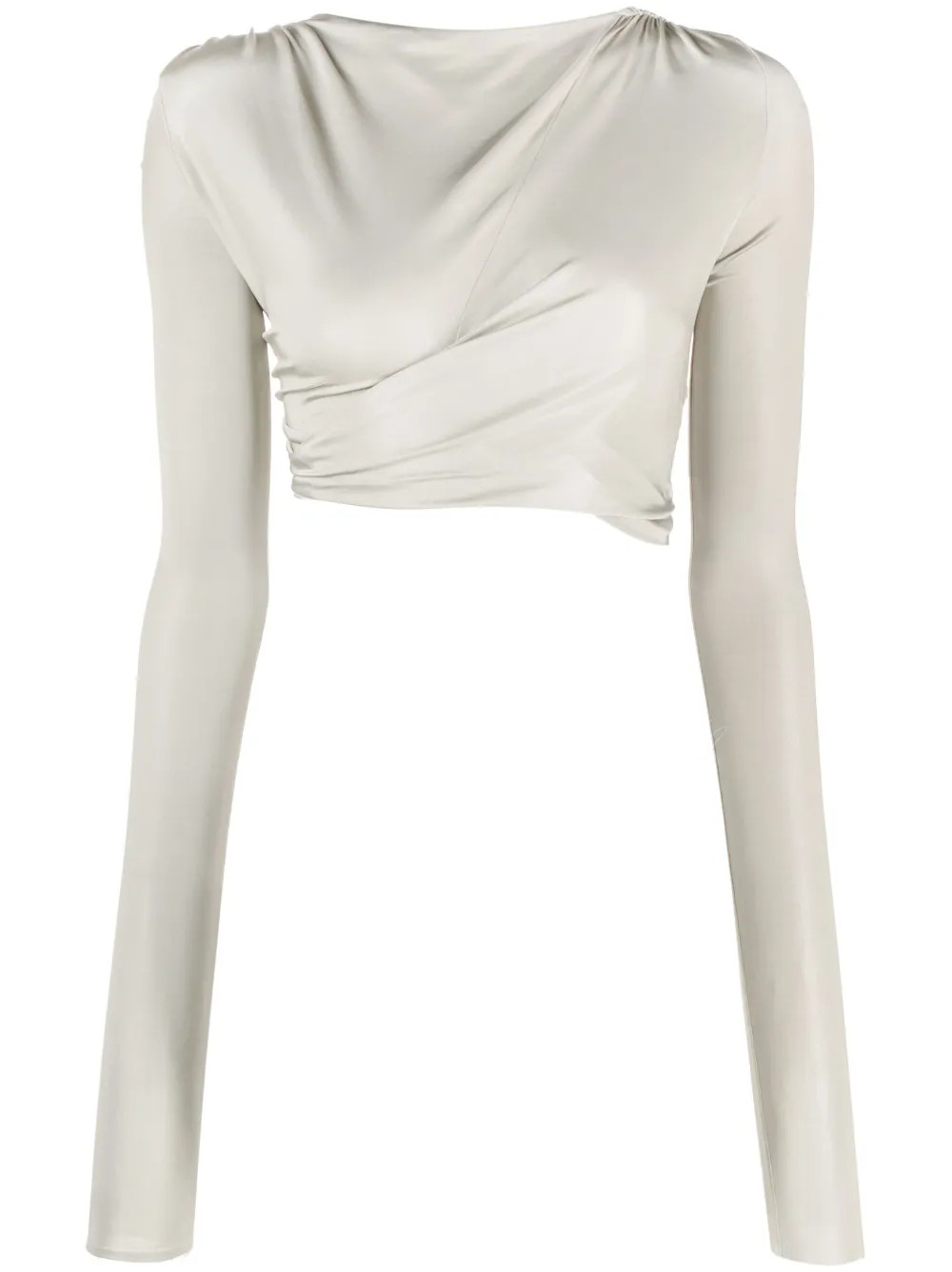 twist-detail cropped top | Farfetch Global