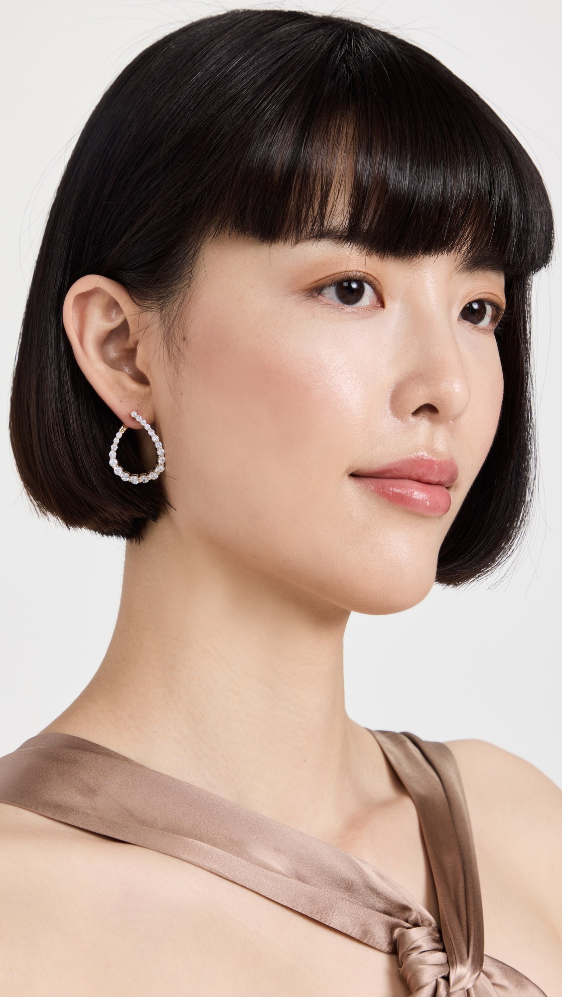 Pave Twist Hoops | Shopbop