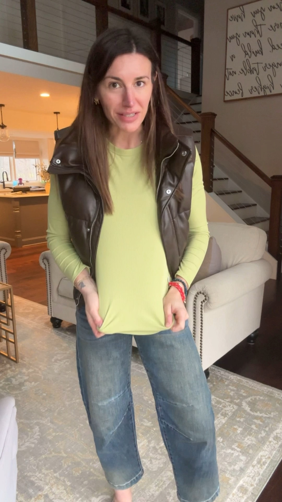 Wearing a medium in the top :) 

#LTKdayinmylife #LTKootd #LTKmomlife