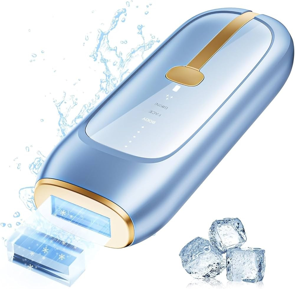 LUBEX Painless Sapphire Ice Cooling IPL Laser Hair Removal Device at Home for Women & Men, 1,000,... | Amazon (US)