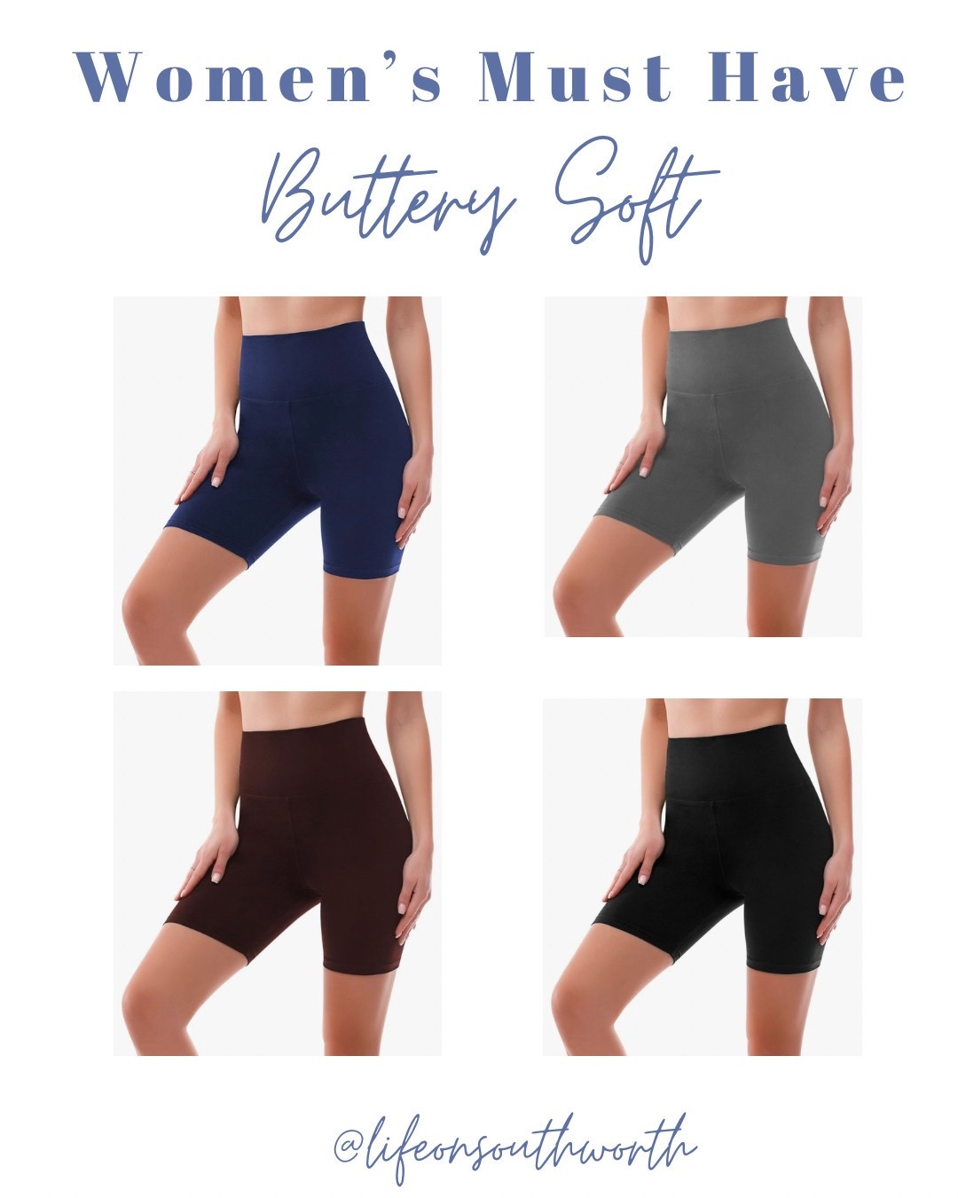 Must have buttery soft biker shorts for women! Great deal on these shorts perfect for gym, yoga & mom life. I personally love black, but they’re available in lots of colors too!

#LTKMidsize #LTKWatchNow #LTKActive