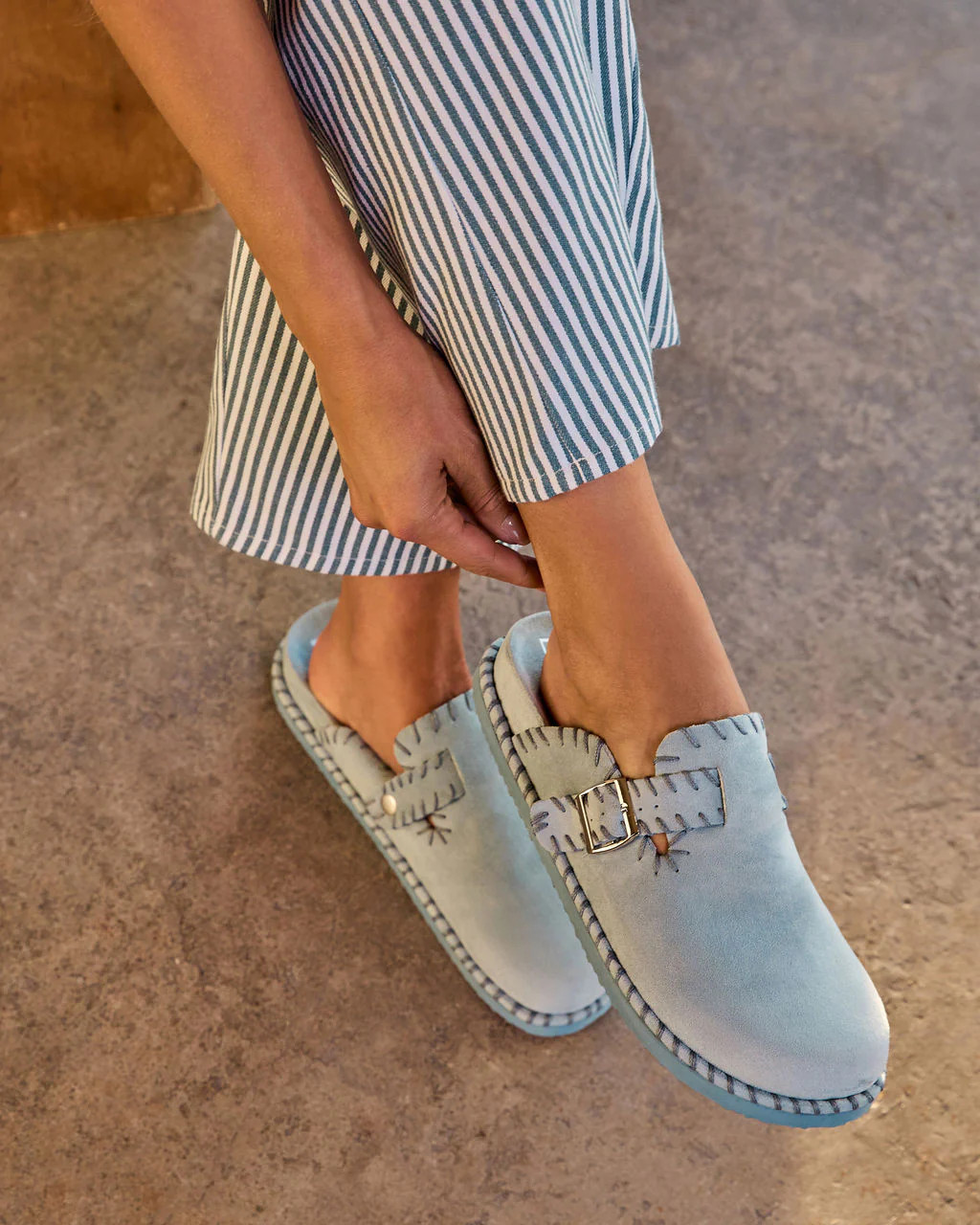 Chic Comfort Stitch Slip On Mules | VICI