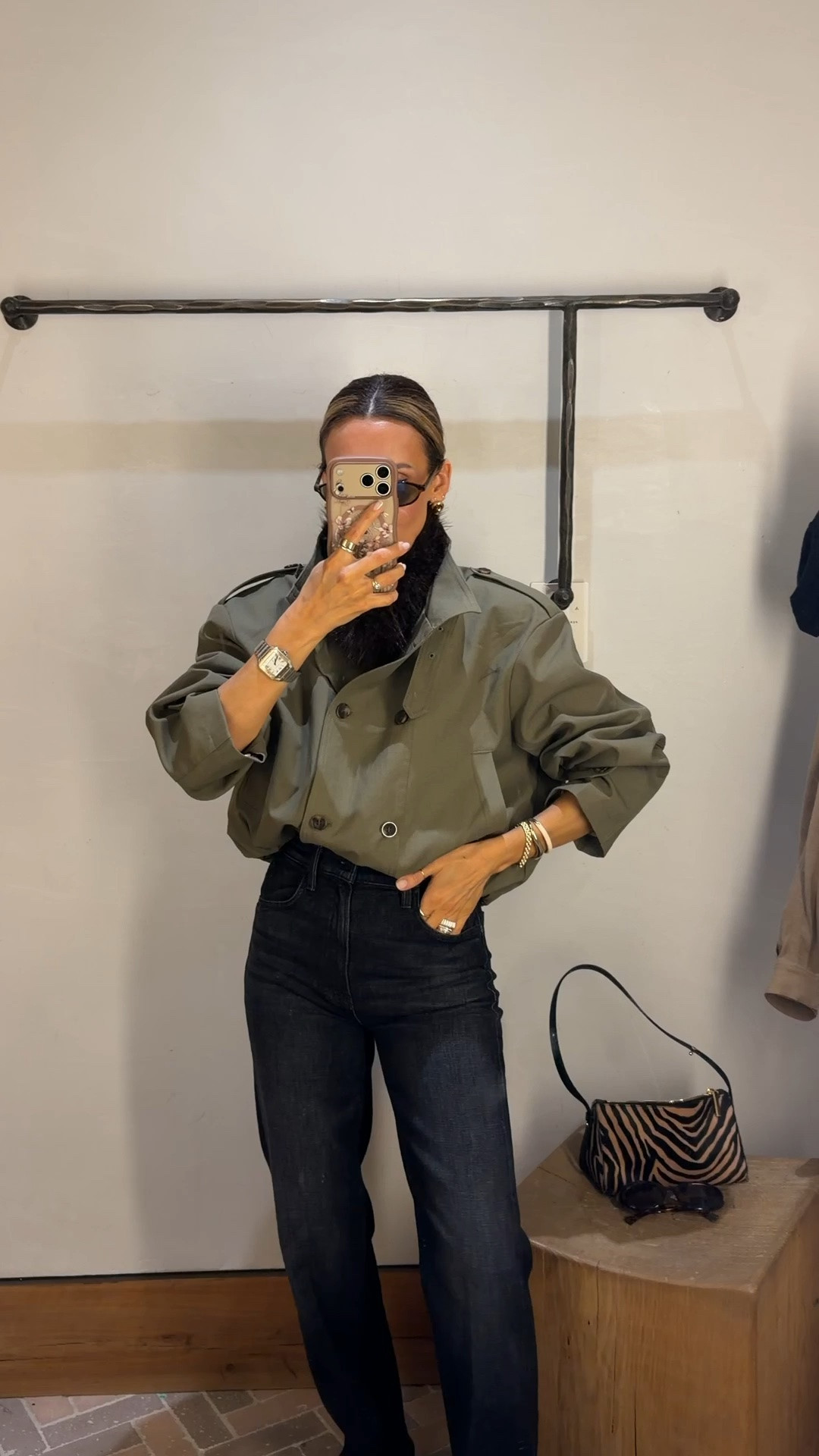 Purchased this trench jacket so fast I have a feeling it won’t last long! The perfect oversized fit, elastic hem, wide sleeves, and the olive color is so right now! Size small

#LTKootd #LTKgrwm #LTKSeasonal