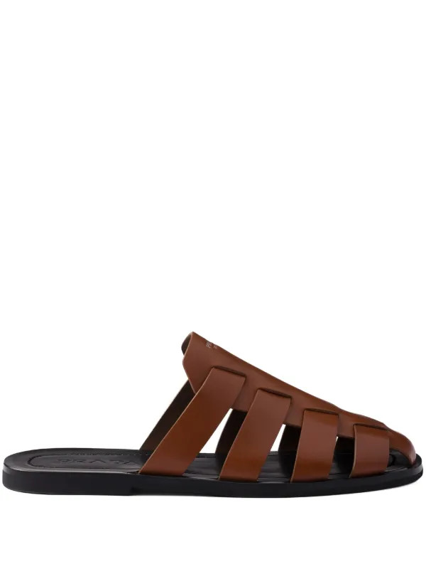 leather fisherman mules | Farfetch Global
