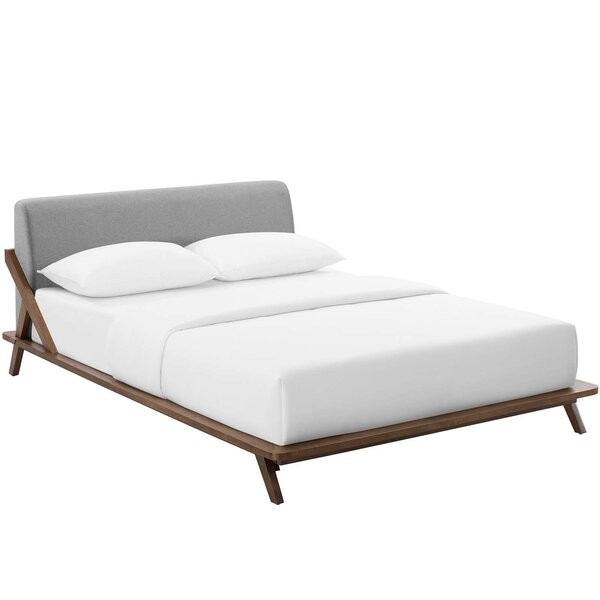 Lilly Queen Upholstered Platform Bed | Wayfair North America