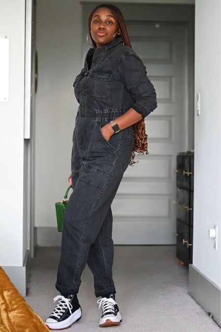 Denim fall outfits will be a must this season! I’m preparing for the cooler fall days with adding this denim jumpsuit to my closet. 

#LTKSeasonal #LTKfindsunder50 #LTKstyletip