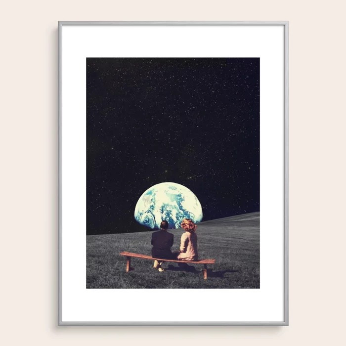 We Used To Live There Framed Art Print by Frank Moth | Society6