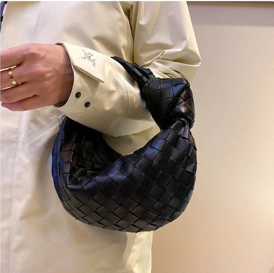 Genuine Leather Mini Clutch Shoulder Bag Mini Jodie Bag Cloud - Etsy | Etsy (US)