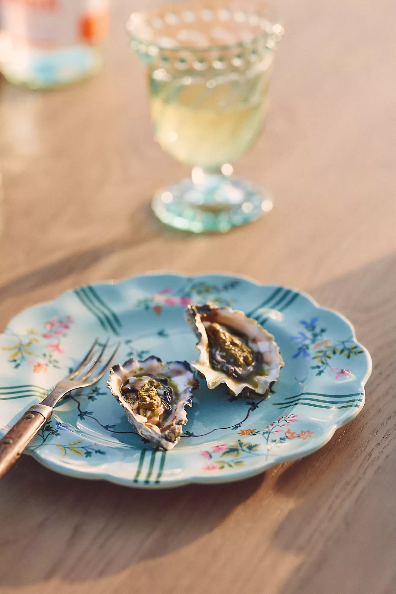 Annette Floral Melamine Dessert Plates, Set of 4 | Anthropologie (US)