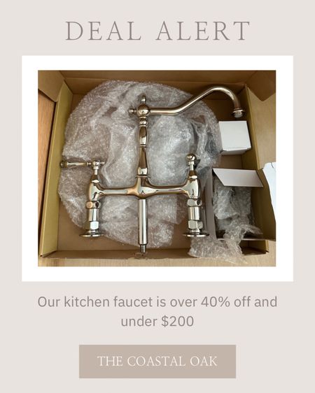 Our kitchen faucet is on sale and under $200 at the moment! 



#LTKhome #LTKsalealert #LTKover40