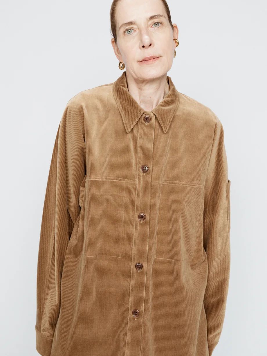 Cotton and cashmere-blend corduroy overshirt | Matches (UK)