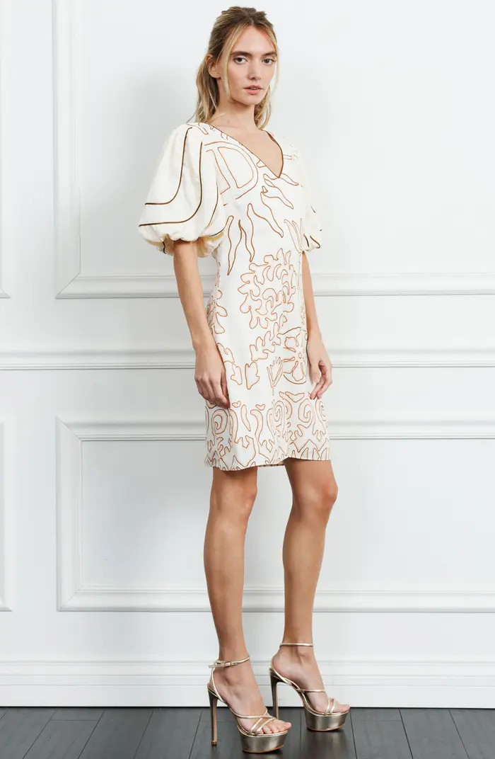 Rochelle Floral Minidress | Nordstrom