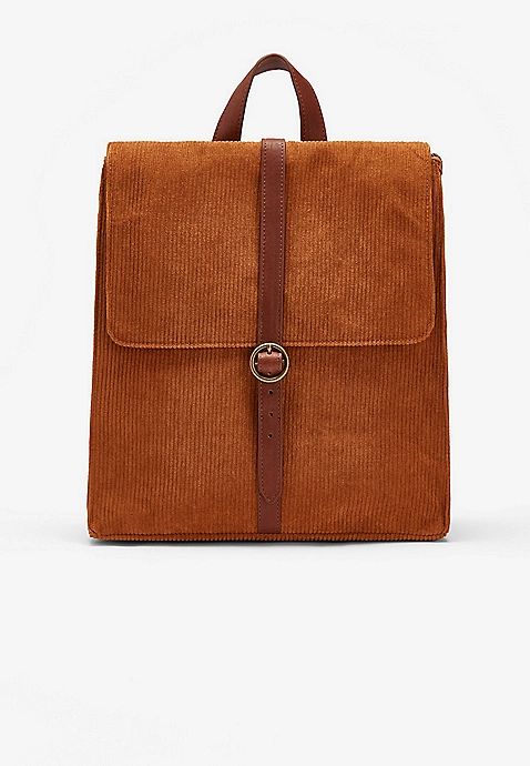 Brown Corduroy Backpack | Maurices