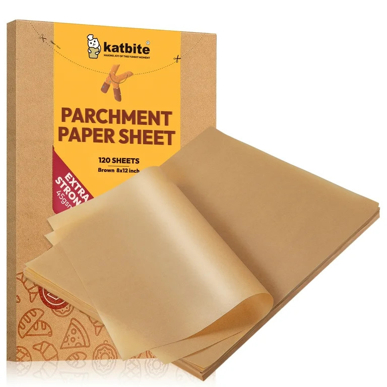 Katbite 120Pcs 8x12 inches Heavy Duty Parchment Paper Sheets for Baking | Walmart (US)