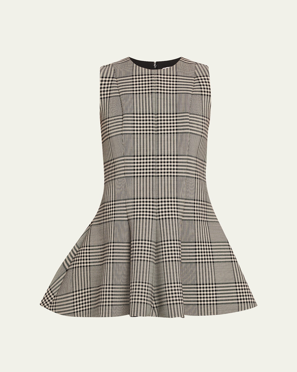 The Sophie Fit-&-Flare Check Mini Dress | Bergdorf Goodman