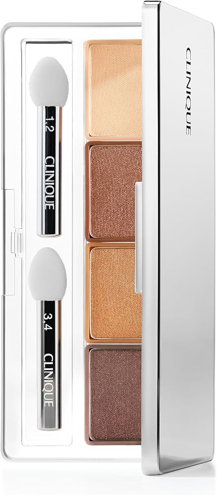 Clinique All About Shadow Eye Shadow Quad | Long Lasting, Crease + Fade Resistant + Safe For Sens... | Amazon (US)