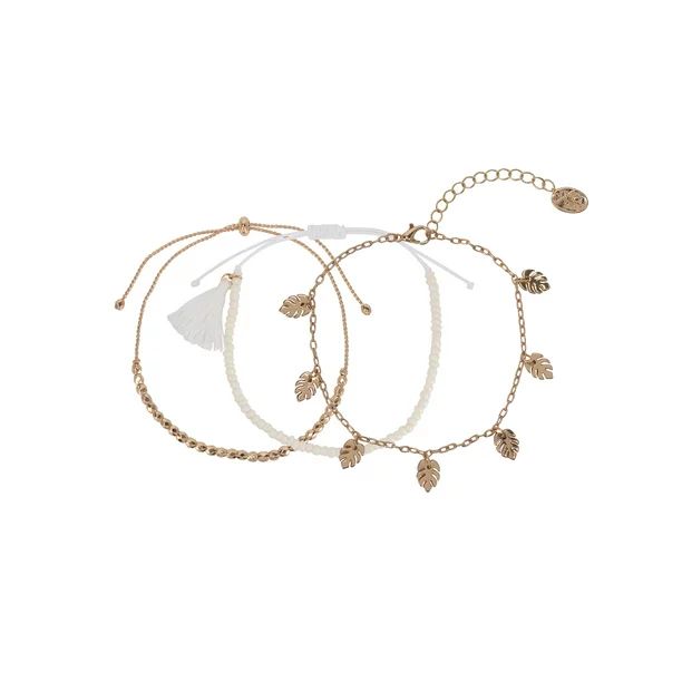 Time and Tru Women's 3pc Anklet Set | Walmart (US)