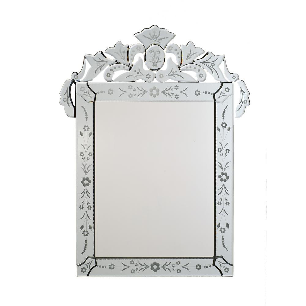 Afina Radiance 26 in. W x 36 in. H Framed Rectangular Bathroom Vanity Mirror in Clear | The Home Depot