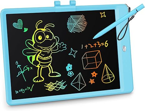KOKODI LCD Writing Tablet, 10 Inch Colorful Toddler Doodle Board Drawing Tablet, Erasable Reusabl... | Amazon (US)