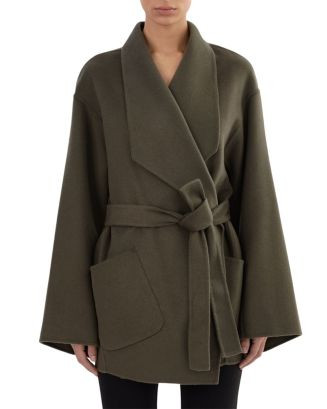 LAMARQUE Mekia Belted Double-Face Wool Oversized Wrap Coat  | Bloomingdale's Women | Bloomingdale's (US)