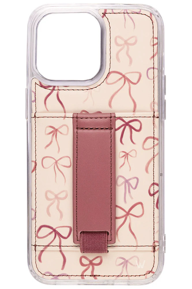 Rosy Ribbons Mauve | Walli Cases