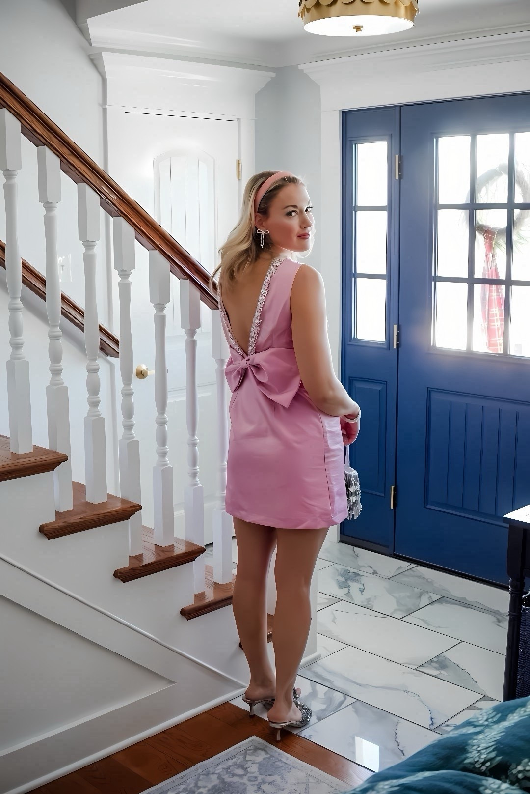 Valentine’s Day dress, pink dress, bow dress @Tuckernuck dress under $200 
@Jack Rogers heels 

#LTKValentine #LTKootd #LTKWedding