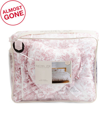 8pc Valentine Sophia Toile Comforter Set | TJ Maxx