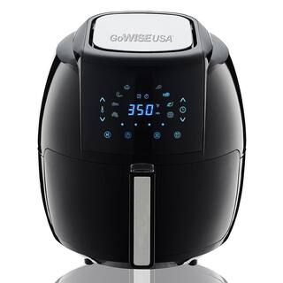 GoWISE USA 8-in-1 5.8 Qt. Black Electric Air Fryer with Recipe Book GW22731 - The Home Depot | The Home Depot