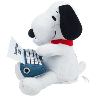 Peanuts Snoopy Typing Letter Plush, 10 in | CVS