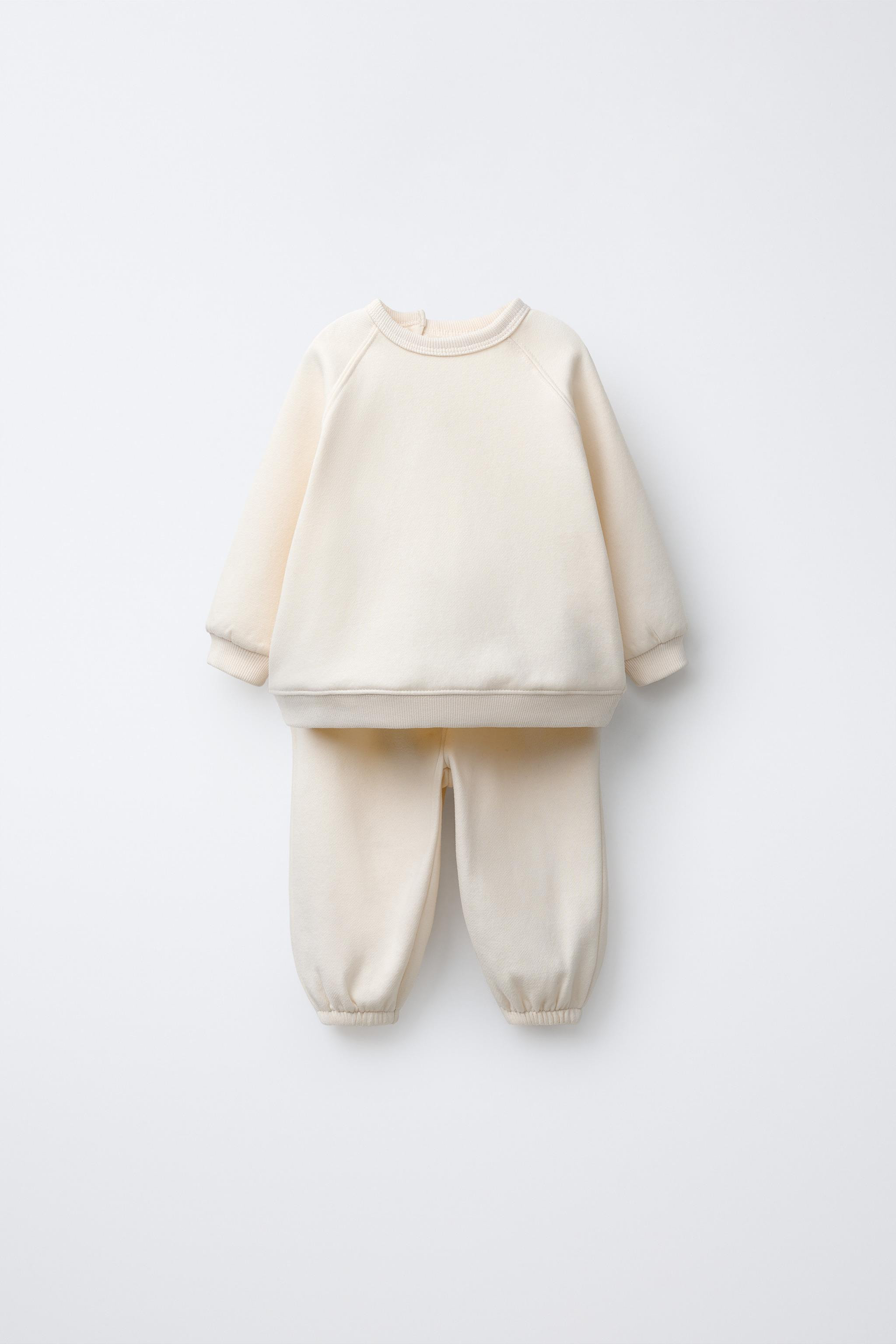 BASIC SWEATSHIRT AND JOGGER PANTS SET | Zara US