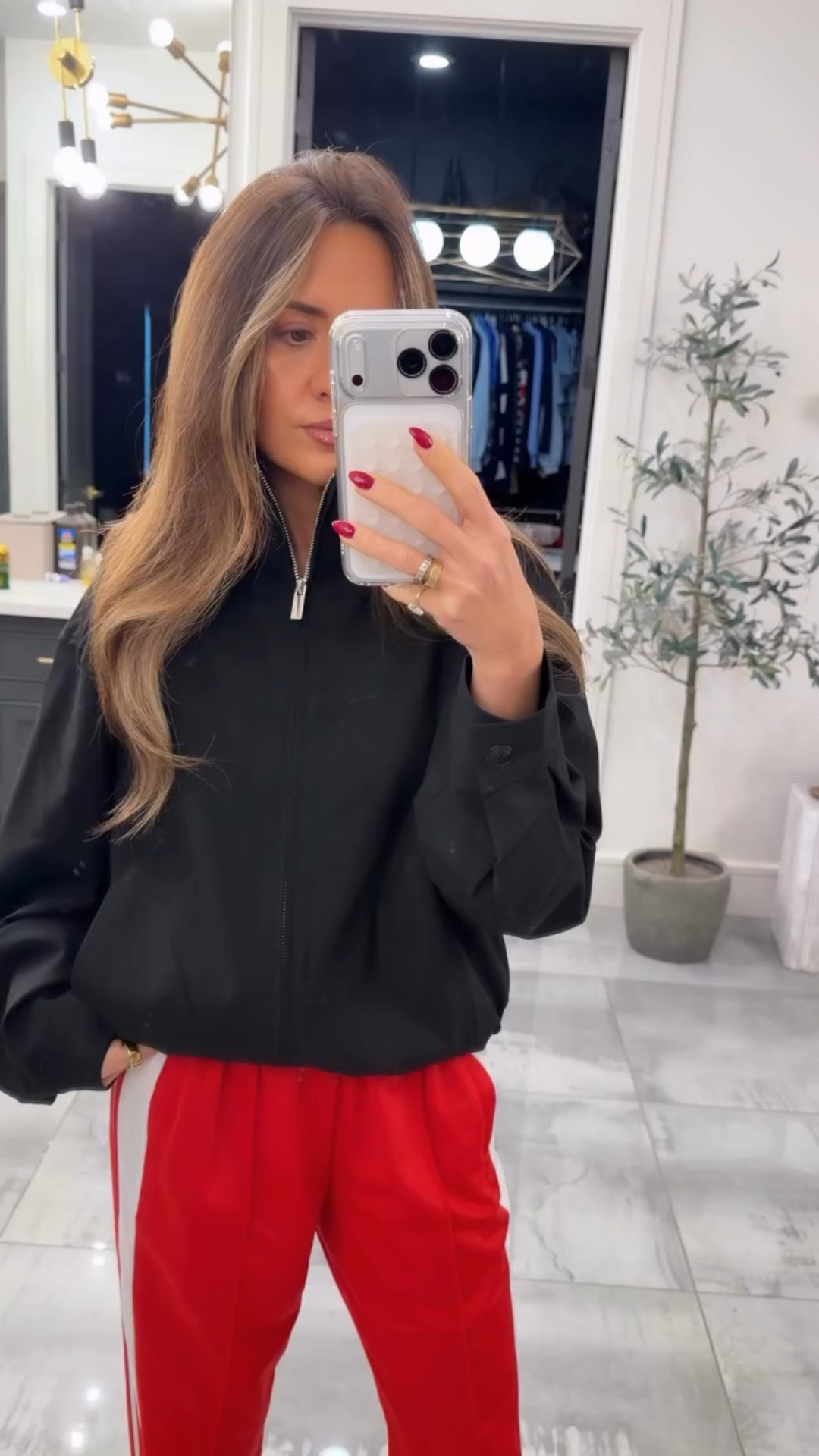 Small in Jacket - xs pants and shoes are true to size and so comfy 