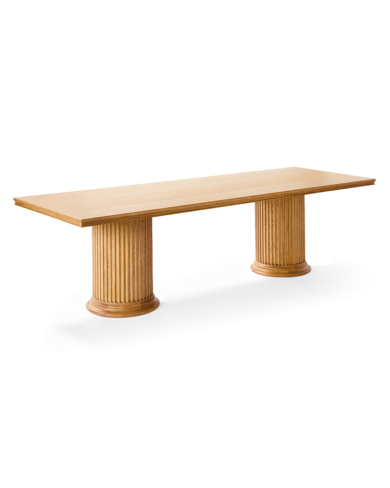 Collins Rectangular Dining Table - Natural | Serena and Lily