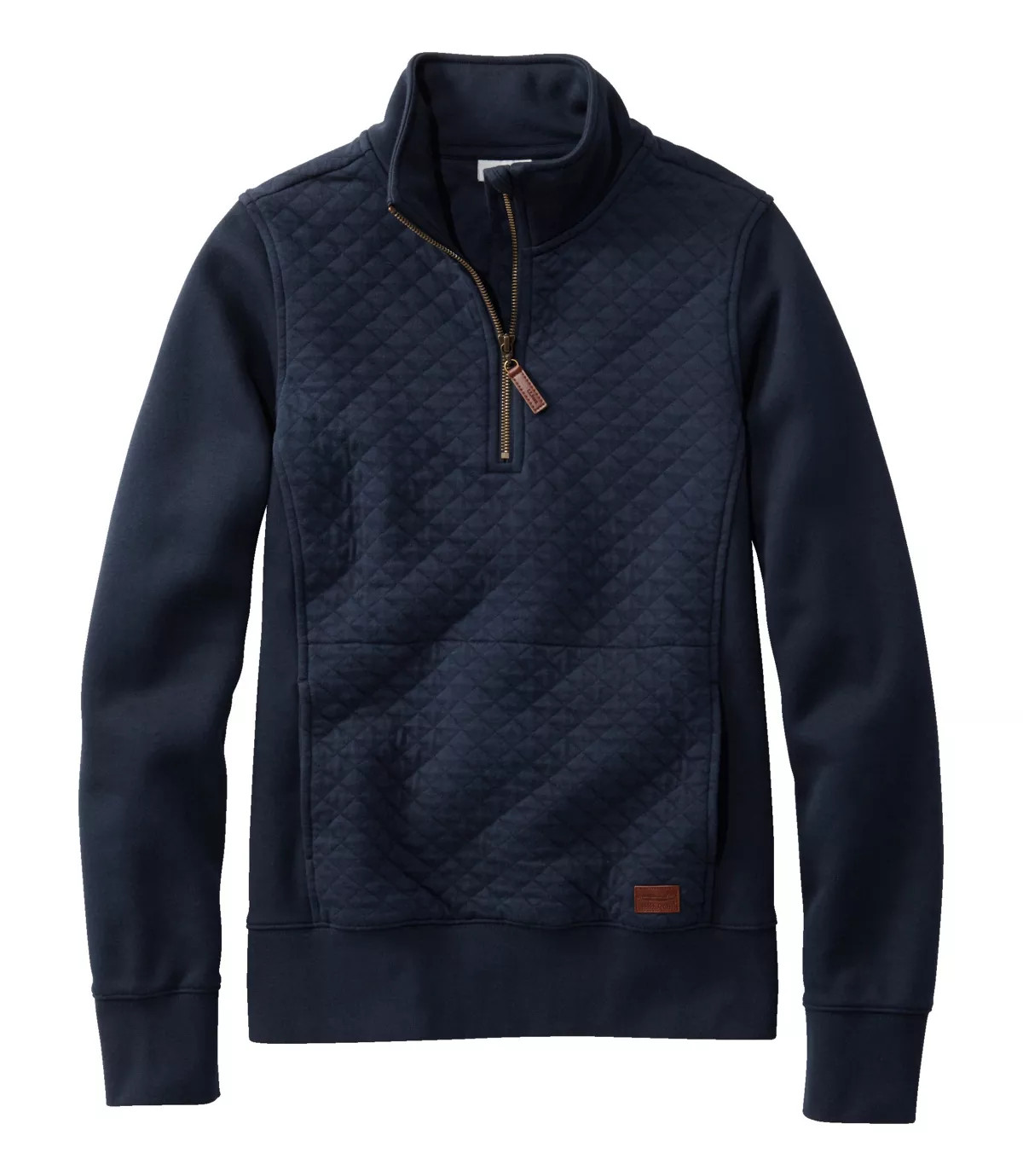 Women's Quilted Quarter-Zip Pullover | L.L. Bean