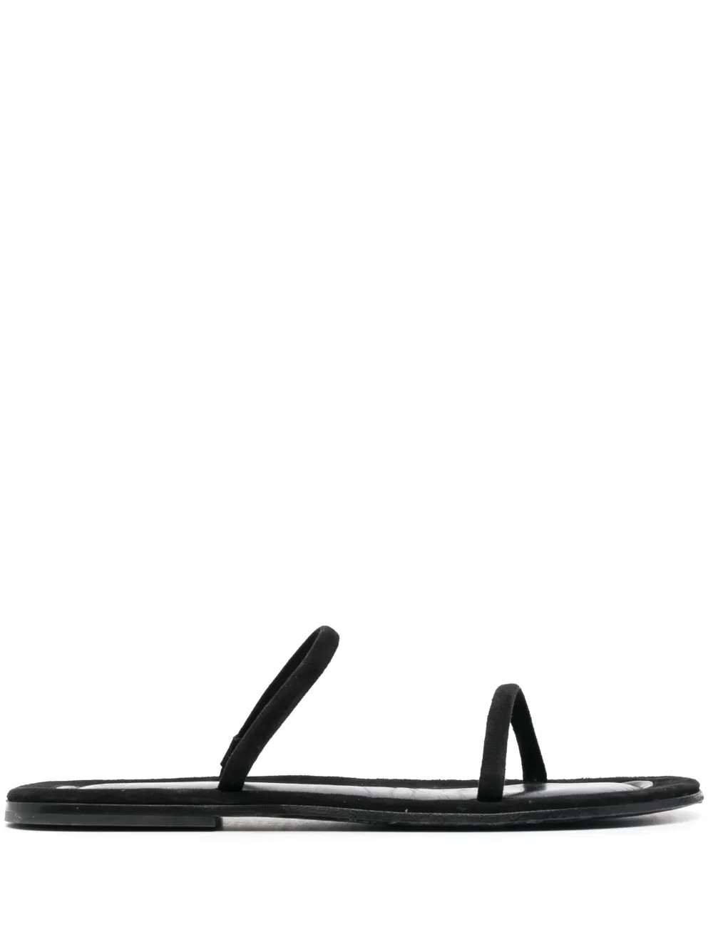 flat suede sandals | Farfetch Global
