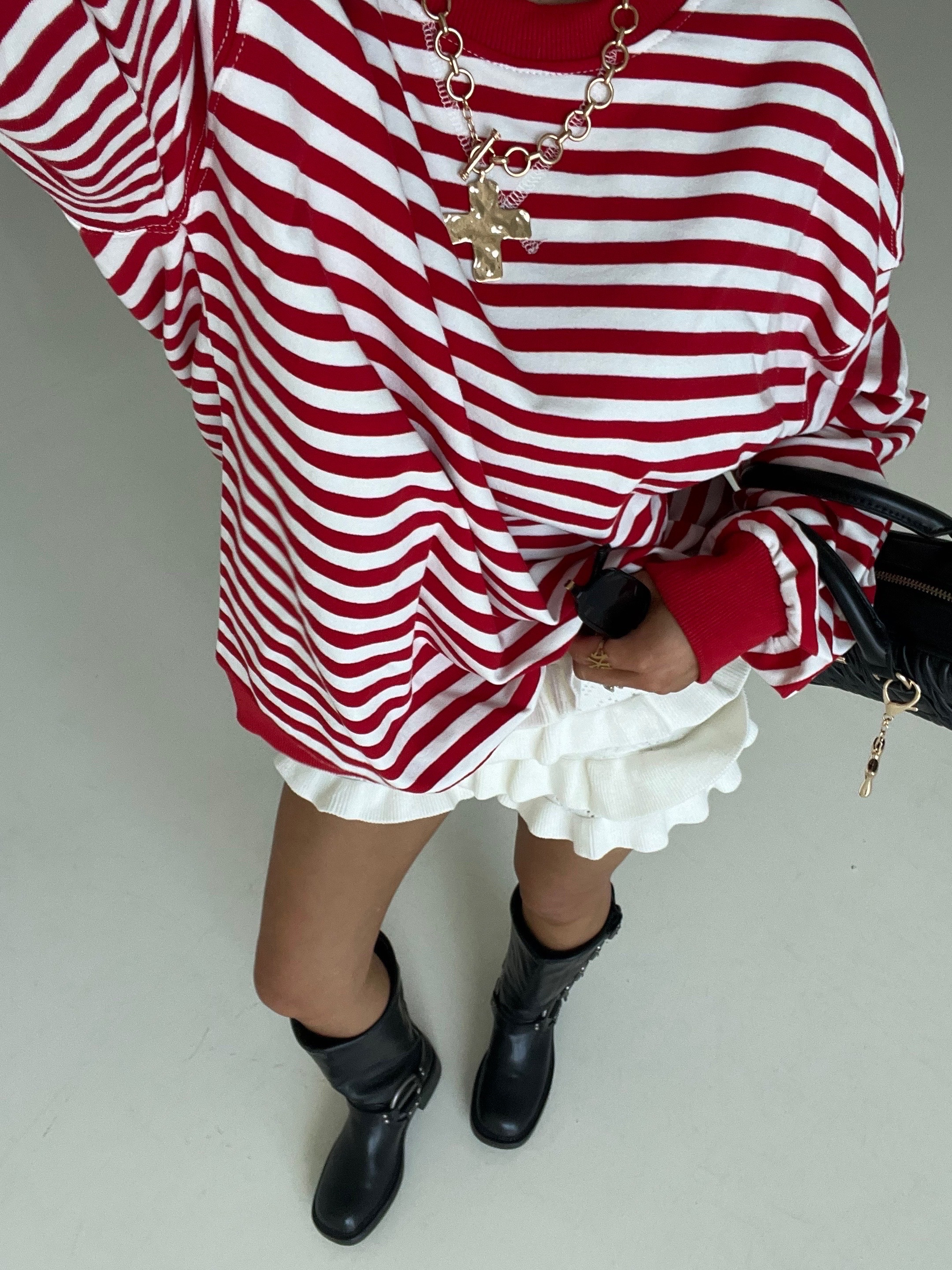 spring outfit inspo. wearing a medium crewneck and small shorts 🍒

#LTKFindsUnder50 #LTKSeasonal #LTKStyleTip