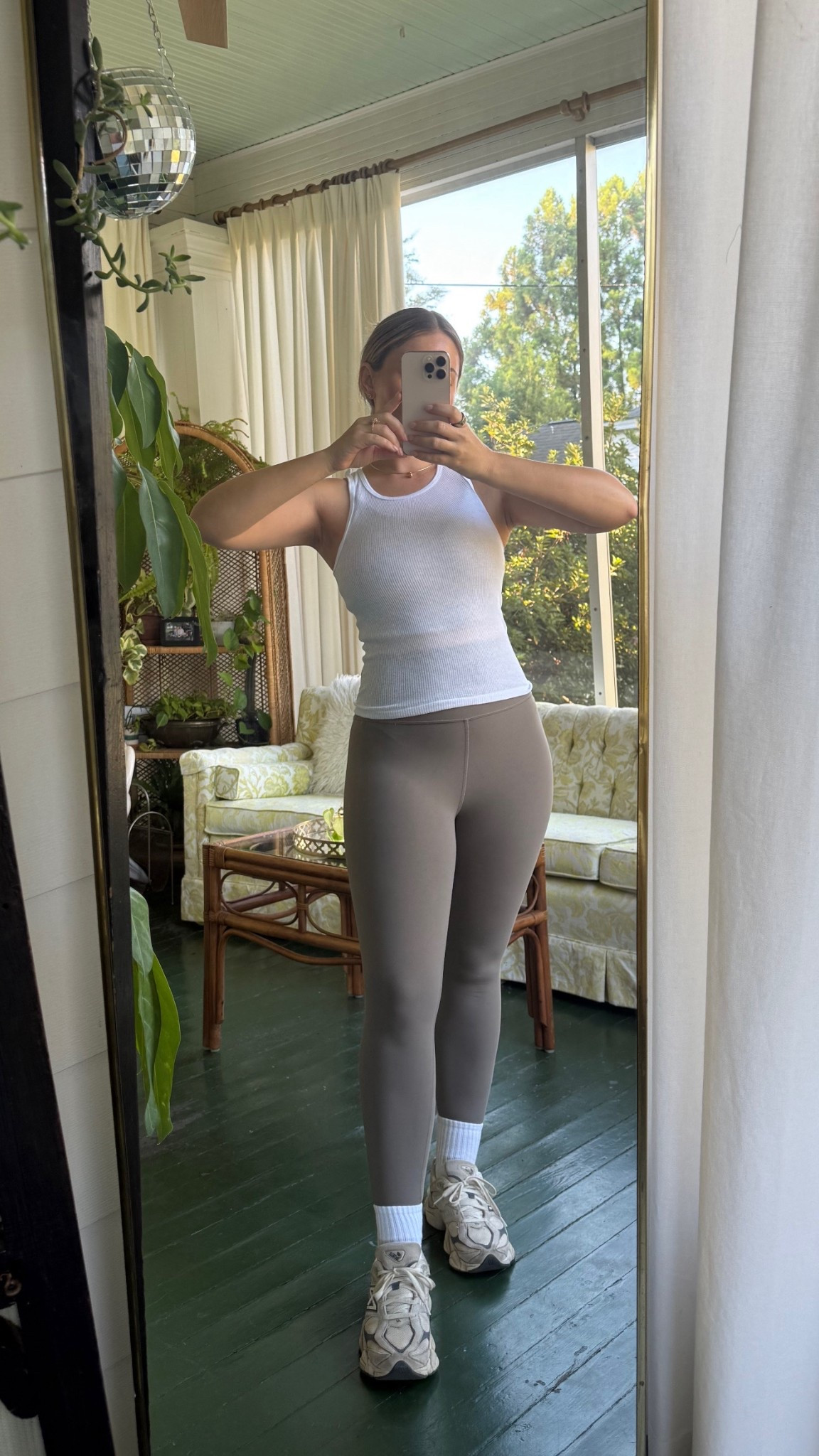 Monday casual mom ootd! Hanes boys tank. New balance 9060  

#LTKFindsUnder50 #LTKActive #LTKSeasonal