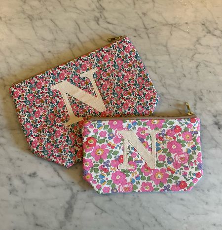 A favorite find from Etsy: customizable pouches in cute Liberty Print patterns  