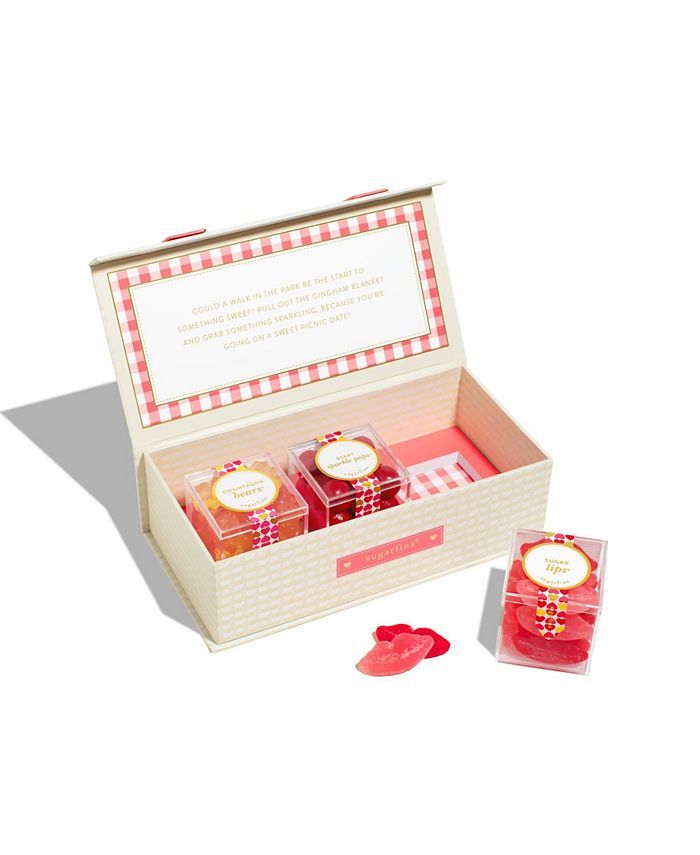 Sugarfina Picnic Date Valentine's Day 2022 3 Piece Candy Bento Box & Reviews - Food & Gourmet Gif... | Macys (US)