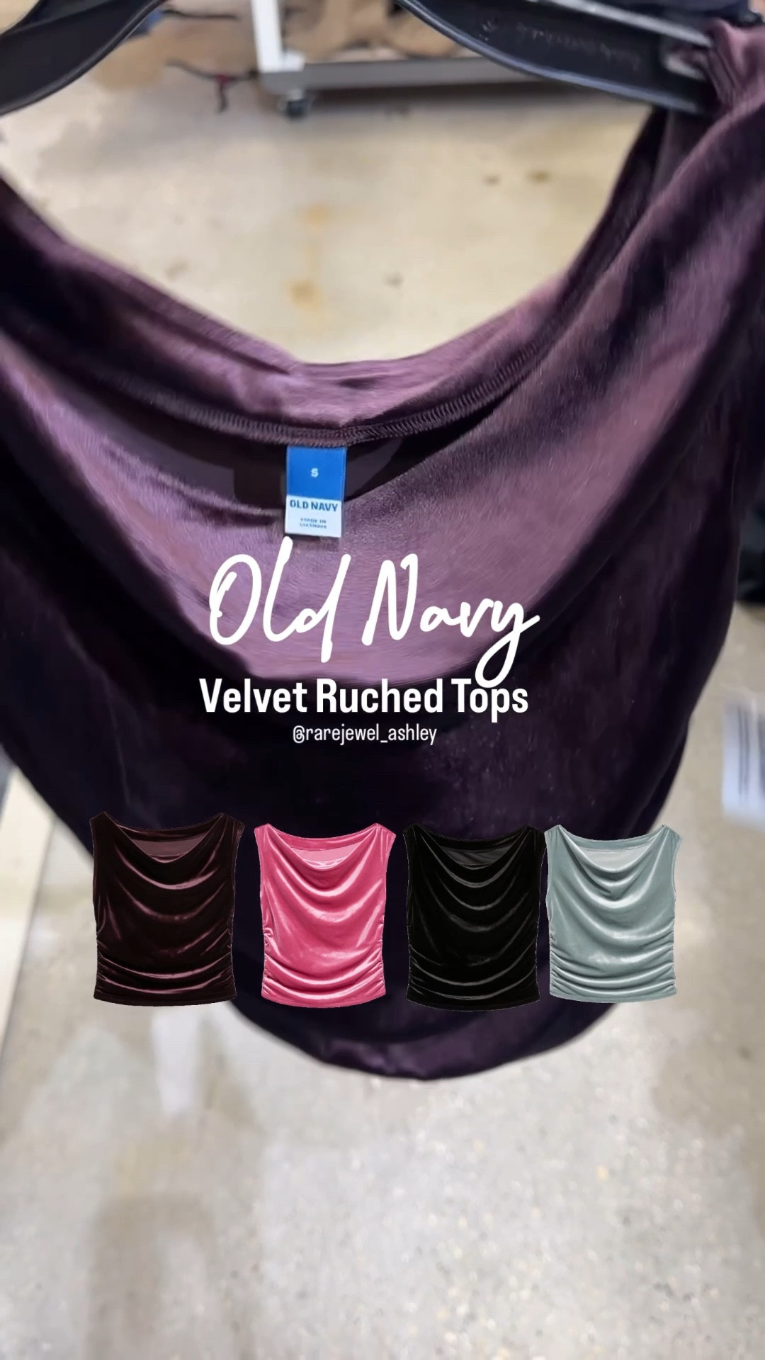 Ruched velvet tops in time for the holidays. Sizing: XS-4X
Currently 50% off online until 10/22/2025. 

#oldnavy #tops #velvettops #velvet #holiday #giftsforher #gifting #giftideas #familyphotos #ootd #lotd #fallstyle #falloutfits #outfitinspiration #styleinspo #trending 

#LTKGiftGuide #LTKSeasonal #LTKFindsUnder50